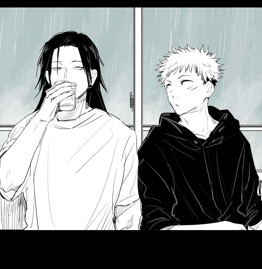 #夏虎ワンドロ 「雨」(+1h) 
先輩後輩/成立前 
