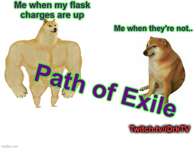 iDrkTV's tweet photo. Hey, yo!

For DAILY stream # 470, we're going back to a bit of Path of Exile! Gotta continue our atlas work and such.

We're also continuing Stream Raiders! Come hang out and kick butt with us!

https://t.co/aAxocusTuO - #FlockToMe

#Twitch #Stream #iDrkTV #TheDrkness https://t.co/G3fWN4AqNI