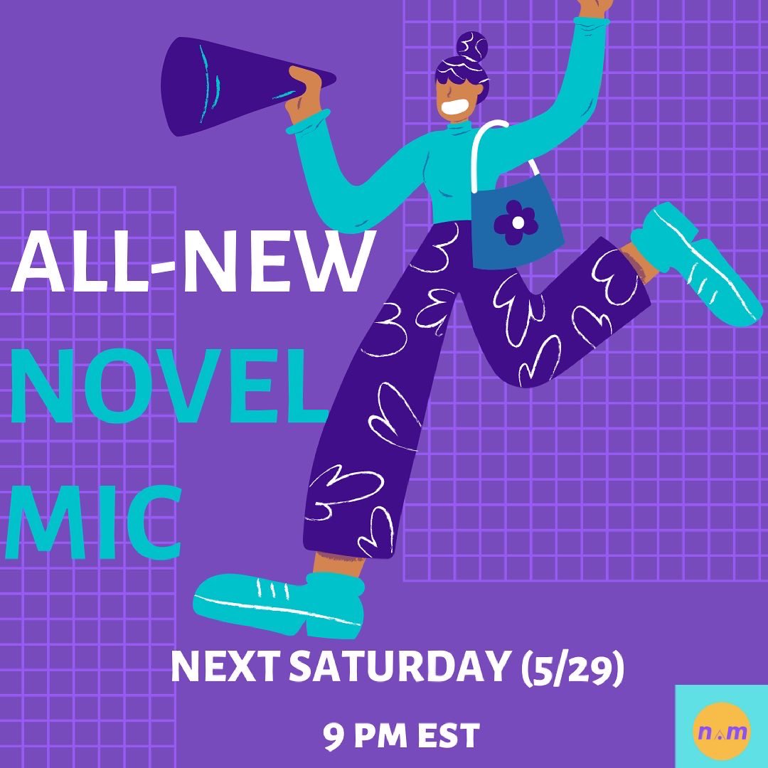novelminority's tweet image. hey twitter, we're back...and announcing our third novelmic: on may 29th @ 9pm! pls give ur poems a home at our open mic - free and open to bipoc teens💜