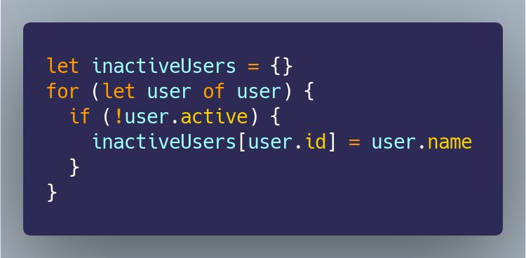 buildsghost's tweet image. Everyone’s talking about which of those array functions is better
smh just use loops, everyone understands what this does, unlike both of the below examples it does not create a performance time complexity problem for no reason
Function-local mutation is good actually you bums