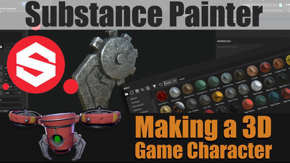 lex_art_drawer's tweet photo. This new video is an introduction to Substance Painter. I talk about the interface and the logic of the application. Full video here:

https://t.co/Wi3vChogYh

#sustancepainter #pbrmaps #texturing #tutorial #3dgraphics https://t.co/nyUfgrcX9w