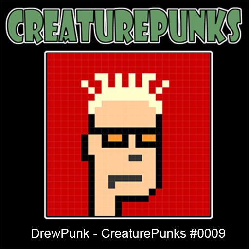 xCreature13x's tweet photo. CreaturePunks Collection 1 Series 1 | Special Edition PreDrop - DrewPunk - CreaturePunks #0009. DrewPunk #0009 is 1 of 2 Special Edition Bonus #NFTs celebrating the sale of the 8 Origin Pieces of the #CreaturePunks Series. Stay Tuned for Project Series 2 coming soon! https://t.co/hAZx8C3pfa