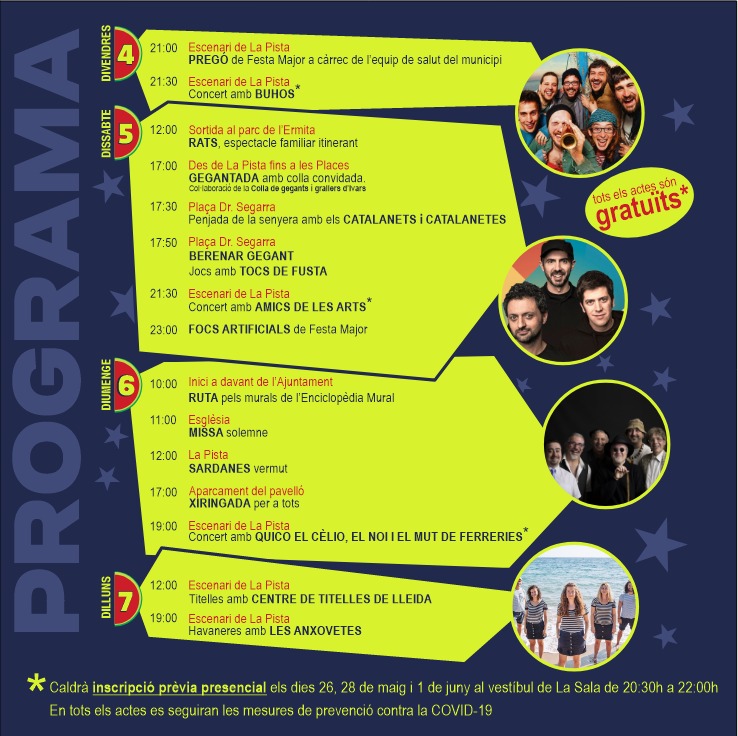 IvarsAjuntament's tweet photo. 📢Us presentem el programa de la Festa Major 2021 acabat de sortir del forn! https://t.co/OuHpxNO0eP