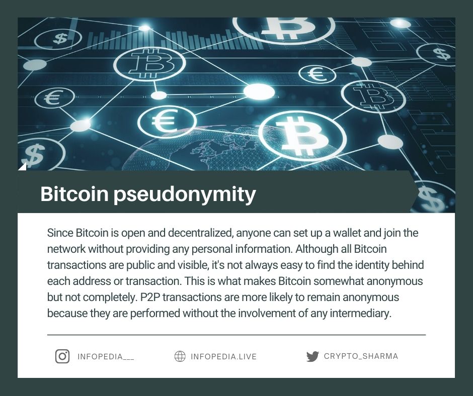 crypto_sharma's tweet photo. Get to know about Bitcoin pseudonymity.

#wazirxwarriors #IndiaWantsCrypto #trx
#nftcollector #ElonMusk #cryptocurrency #nftart #Cryptoart #NFTCommunity #NFTartist #Bitcoin #ADA #matic #crypto #CryptoNews #cryptoartist #Cardano #dogearmy #cryptotrading #cryptocrash #cryptotwitter https://t.co/90mMg9737N