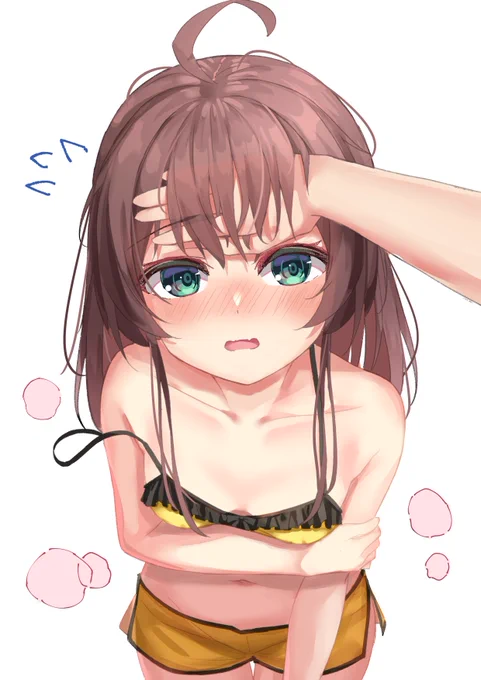 次回のまつりちゃんイラストの色ラフ 