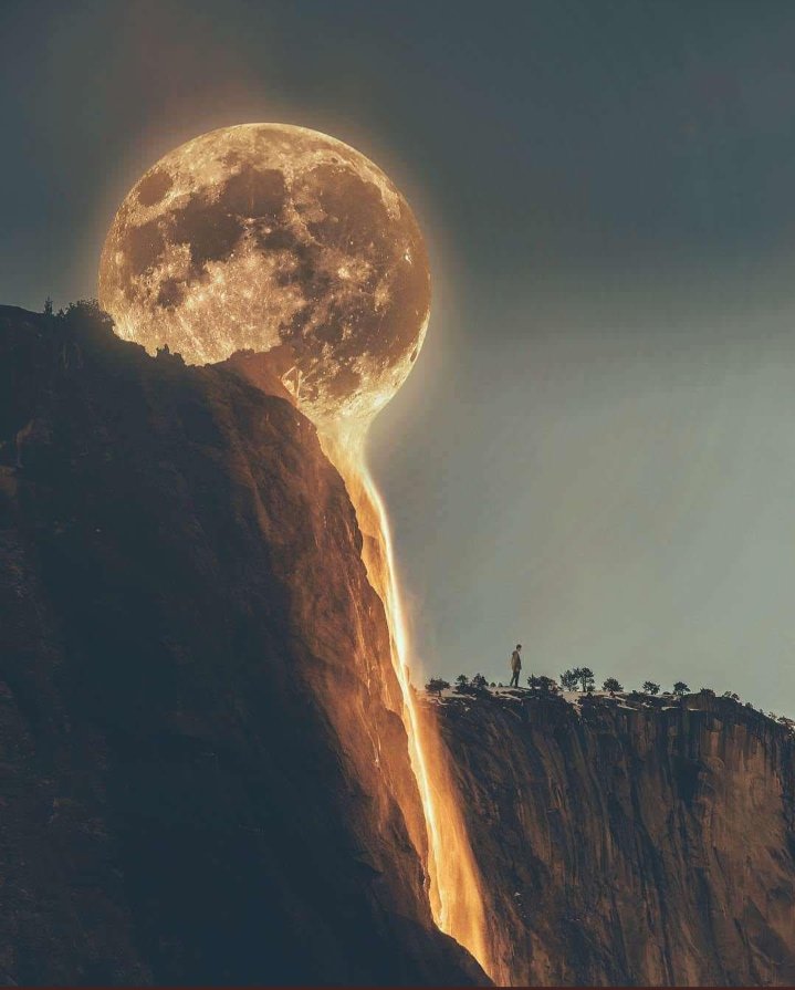 pritishsharma29's tweet photo. Have you ever heard of moon melting down ? 

Nature at its best 

Note : The best guess wins https://t.co/ypUjBIwa6Q
