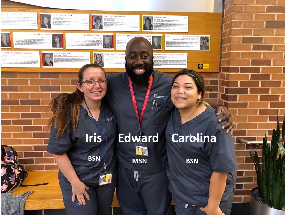 Congrats to this trio of #nurses and @montgomerycoll alums who graduated from @MarylandNursing @LeahAllenAandP @ThatDooode @MCBioRckvl @mc_rockville
 #studentsuccess #nursing #nurse  #MCProud #Nursingschool  #NewNurse #nursinggrad #nurselife #changinglives #makeyourmove