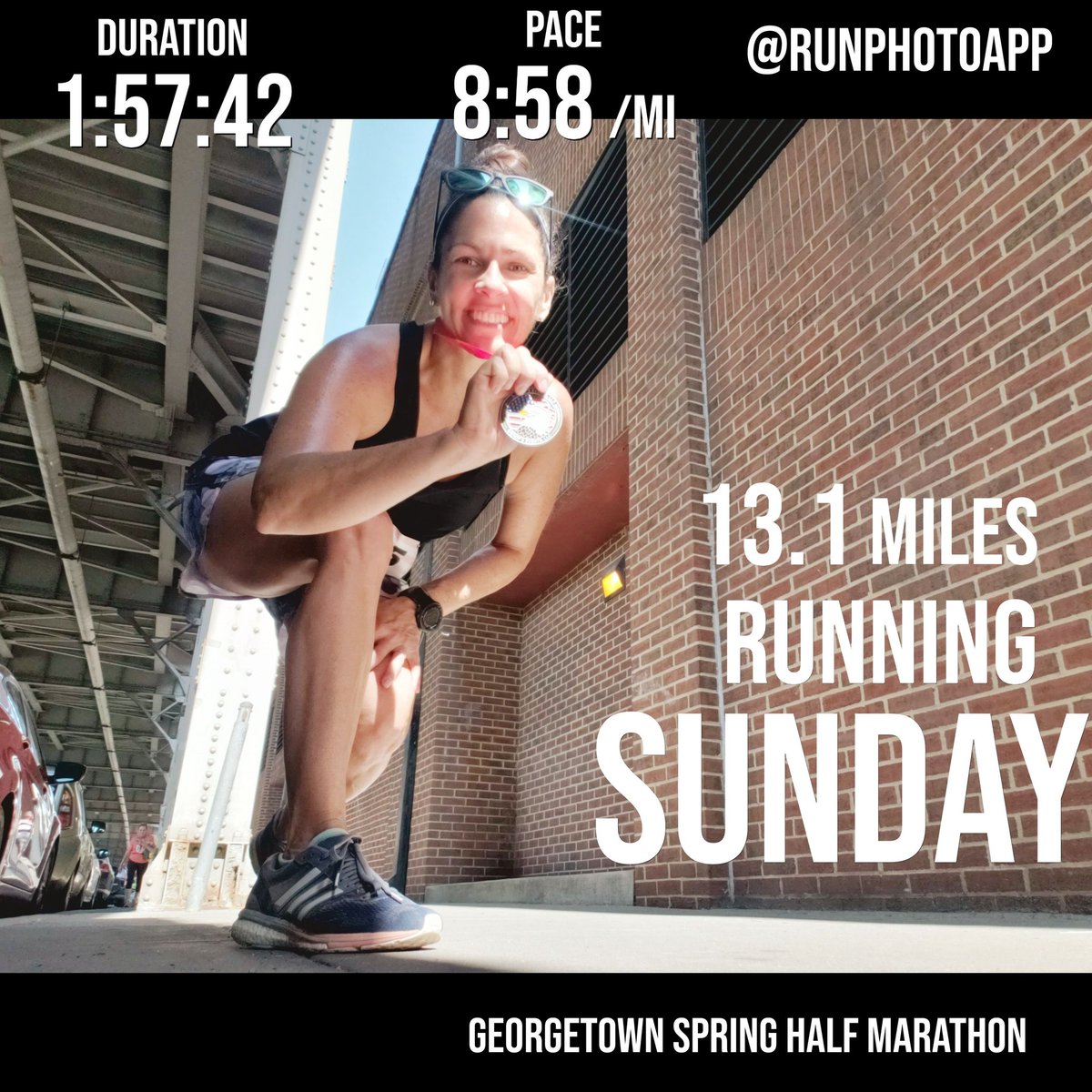 runSue19's tweet photo. Hot half marathon this morning. All was well until mile 10 and full sun. Time for @MichelobULTRA seltzer to celebrate! #loveyourrun #teamULTRA #ULTRAambassador #JoyWins #alteregorunning #hshive #MadeIn81 #Run40ThrowDown #dcruns #keepmoving https://t.co/RPOYbfFloQ