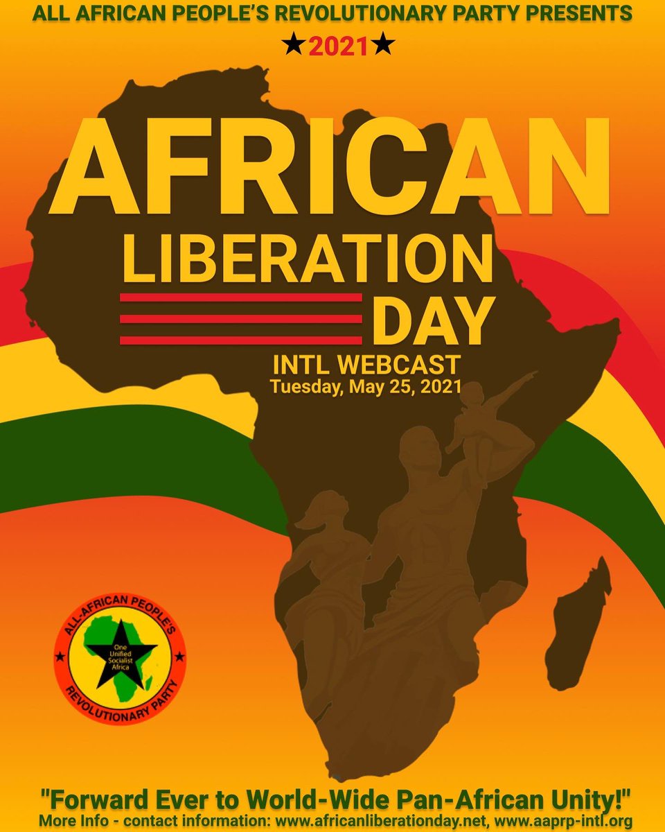 African Liberation Day webcast w/ @AAPRP is live on fb tune in! #africa #ald2021 #africanliberationday facebook.com/AAPRP/videos/3…