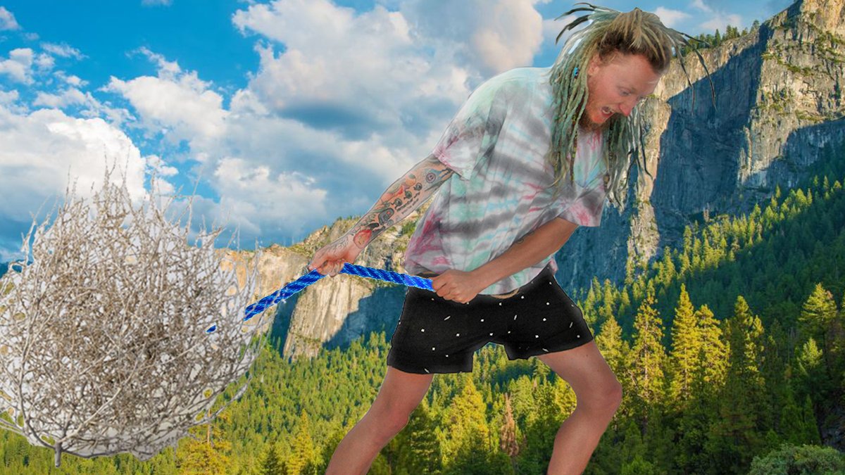 VEE3RDEYE's tweet photo. New Video! ⚠️
I Dragged a Tumbleweed Up a Mountain Just to Throw it Off 

https://t.co/eq90T18tg4

Funniest video i've made in a long time! Enjoy! ⛰️ https://t.co/wEnacwWqkp