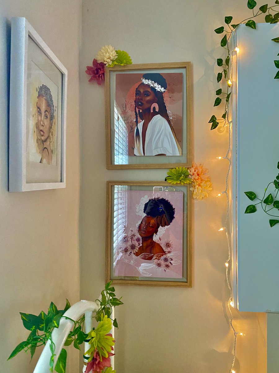 gerdacreates's tweet photo. My fave coroner of my room featuring my art. https://t.co/RCZWogcJcu