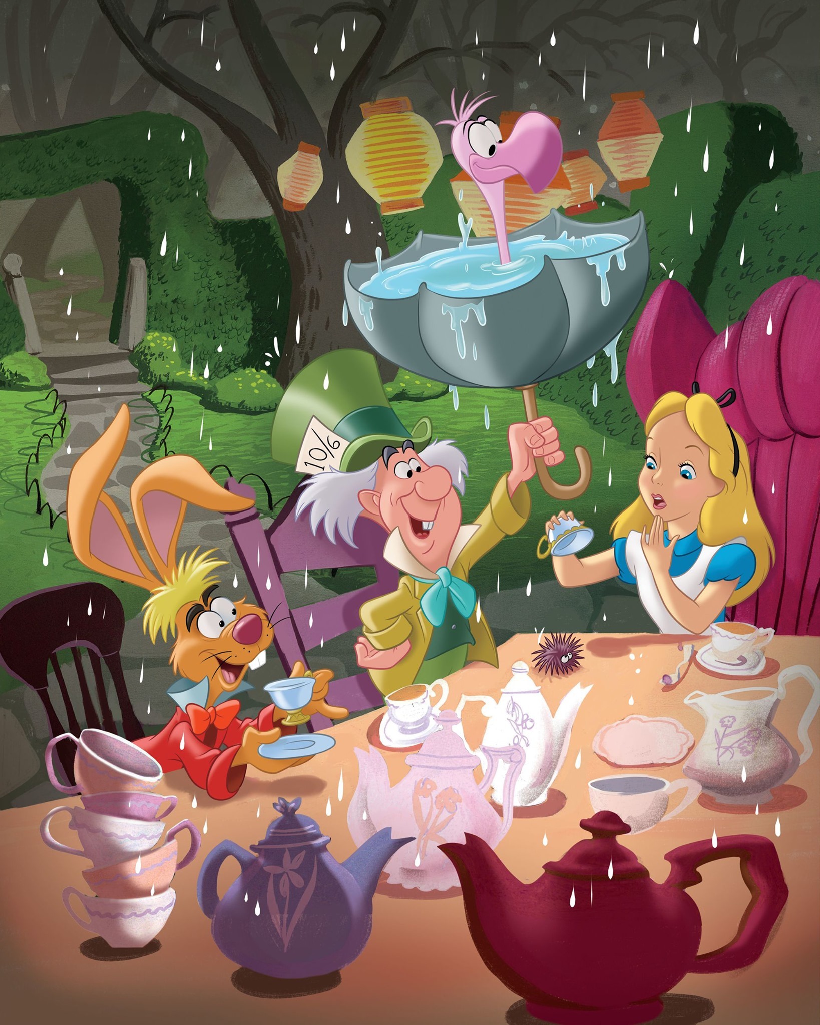 Disney on X: It's a very merry mad tea party in Wonderland! https