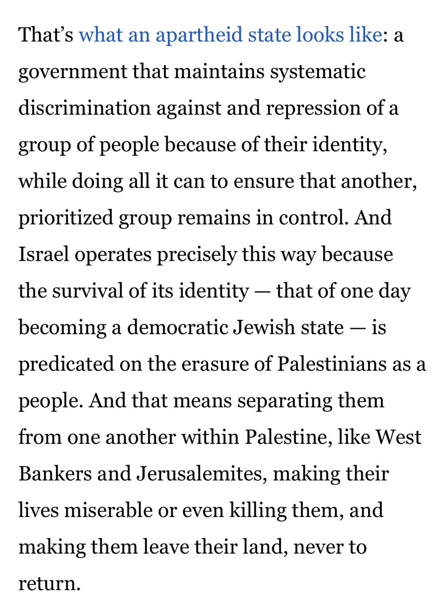 KindaHagi's tweet photo. This piece lays it all out so clearly. This is what Palestinians have to deal with every single day and it should make you sick that anyone tries to deny the truth or centre anyone else but Palestinians https://t.co/75Gmmtjvmf