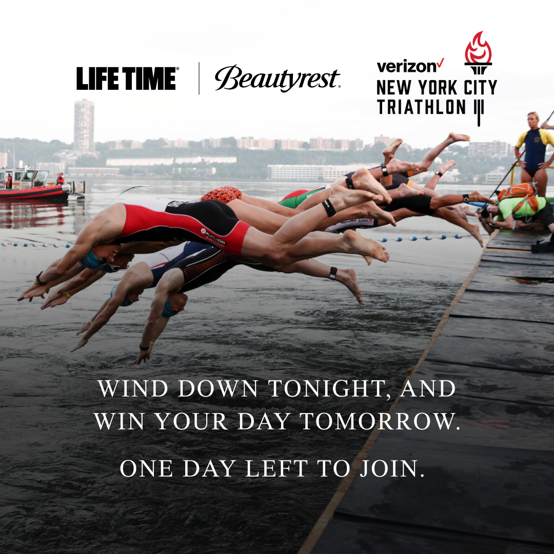 Beautyrest's tweet photo. Dive into the sleep others dream of with Beautyrest. Be at the top of your game for the race! It's the final day to join our @NYCTRIATHLON giveaway!
Check out our pinned post to enter! #NYCTriathlon #UpgradeYourHealth
@LifeTime_Life https://t.co/73Zck04pFD