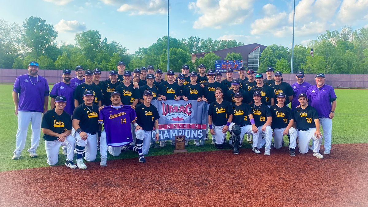 umacathletics's tweet photo. HISTORY MADE! @unweagles Win First-Ever #UMAC Baseball Tournament Championship https://t.co/s87VvbyeiC