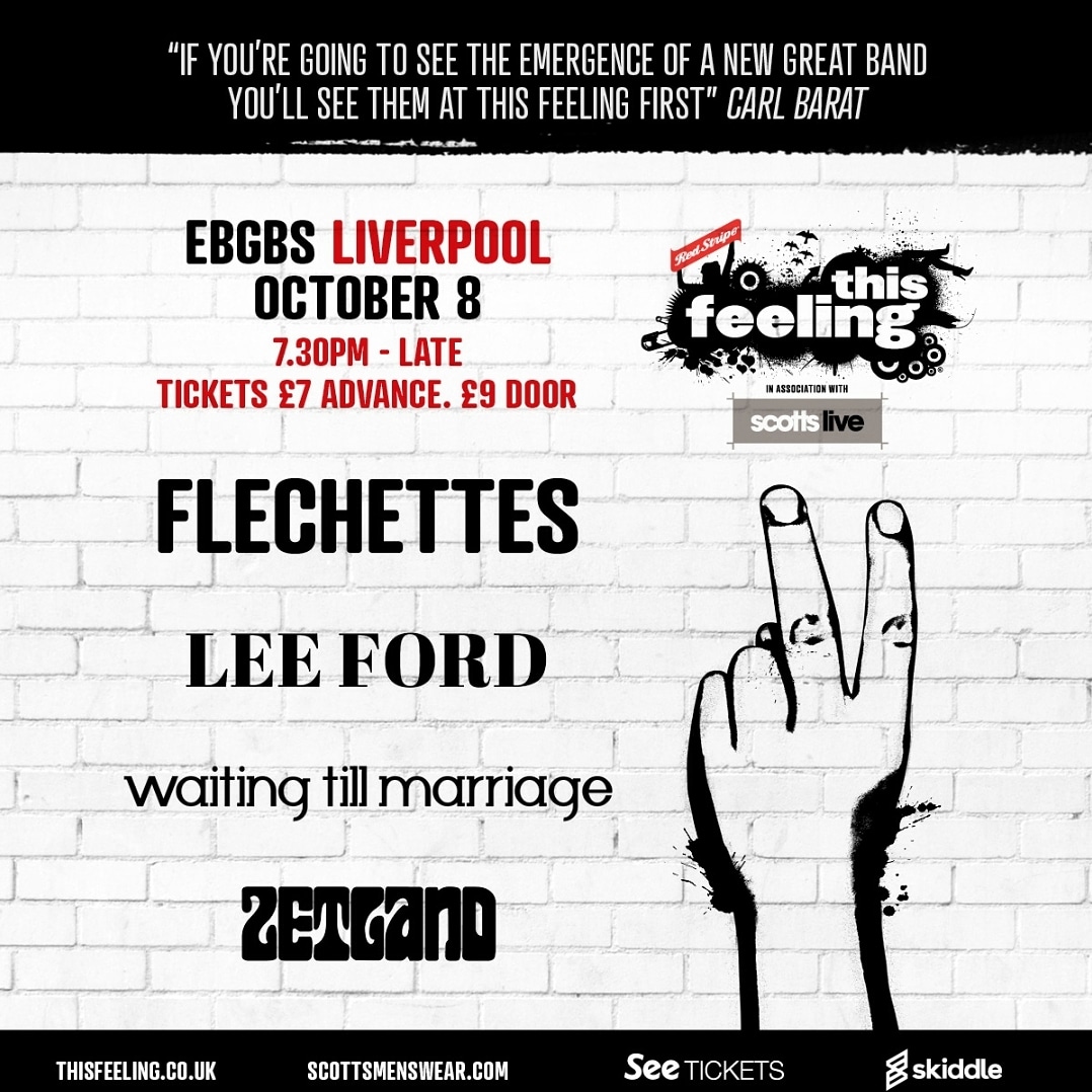 Lee Ford (@leefordmusic) on Twitter photo Pleased to announce I'll be supporting <a href="/flechettesband/">FLECHETTES</a> at <a href="/ebgbsliverpool/">E.B.G.B.S</a> 08/10/21 as part of <a href="/This_Feeling/">This Feeling</a> in association with <a href="/scottsmenswear/">scotts</a> and <a href="/redstripeuk/">Red Stripe UK</a> tickets available from skiddle.com/e/35785676 Pleased to announce I'll be supporting <a href="/flechettesband/">FLECHETTES</a> at <a href="/ebgbsliverpool/">E.B.G.B.S</a> 08/10/21 as part of <a href="/This_Feeling/">This Feeling</a> in association with <a href="/scottsmenswear/">scotts</a> and <a href="/redstripeuk/">Red Stripe UK</a> tickets available from skiddle.com/e/35785676