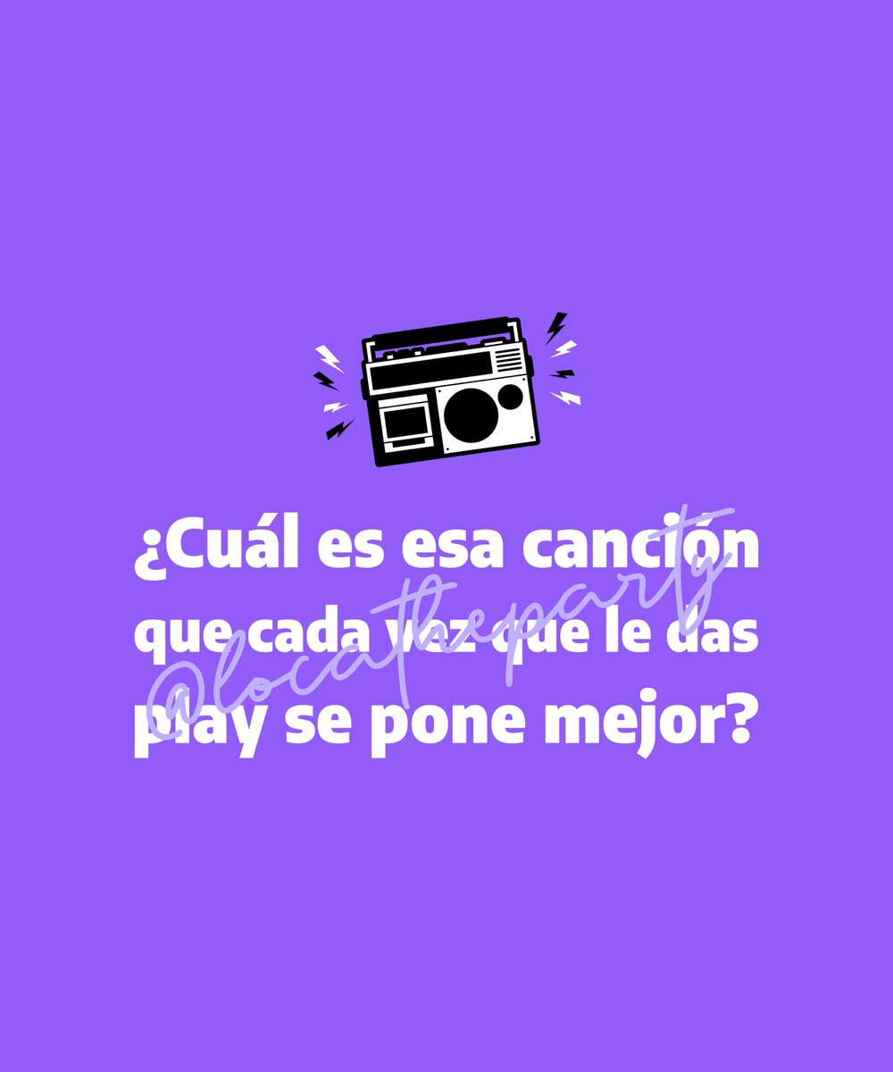 locatheparty's tweet photo. ¿Cuál es esa canción que cada vez que le das play se pone mejor? 🙃
.
.
.
.
.
#locatheparty #reggaeton #hiphop #latinos #daddyyankee #jbalvin #BADBUNNY #KarolG #AnuelAA #nickyjam https://t.co/zG1Xse5Mwn