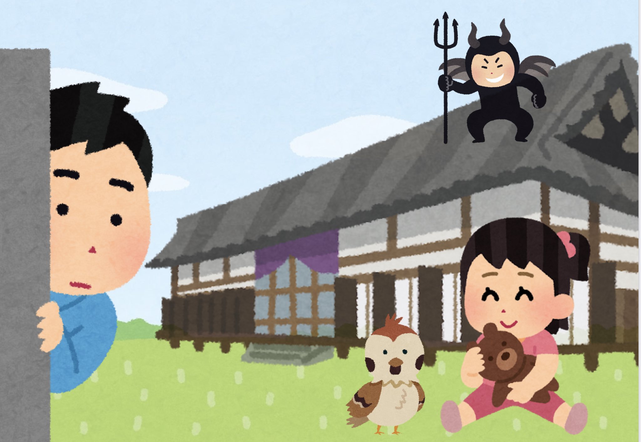 Okada イラストや の素材で 源氏物語絵巻 の 若紫 を表現してみたのですが いかがでしょうか T Co Dww7qjvrs9 Twitter