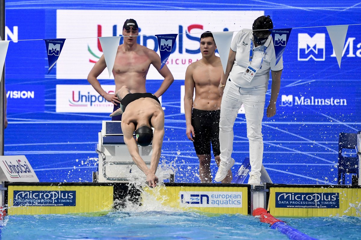🔥 3:34.88 - Ireland 7th in the Men's 4x100m Medley Relay FINAL at the LEN European Championships!

Shane Ryan, Darragh Greene, Brendan Hyland and Jack McMillan close an incredible week!

The wait to find out if Tokyo 2021 will feature an Irish relay begins!

#TeamIreland