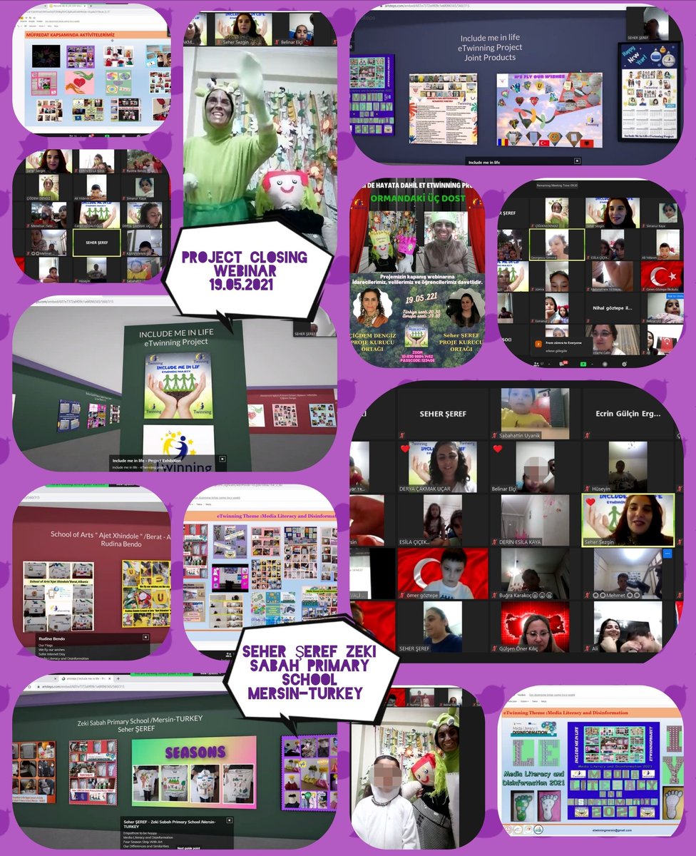 in_include's tweet photo. Seher ŞEREF Zeki Sabah Primary School /Mersin-TURKEY
Project Closing Webinar 19.05.2021
Velilerimize, öğrencilerimize projemizin final ürünleri ile kapanış webinarımızı gerçekleştirdik.
@tretwinning
@eTwinningDestek @eTwinningMersin @sabah_zeki
@eTwinningEurope https://t.co/KK1O4AUZng