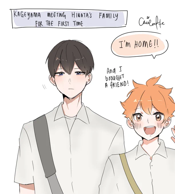 Kageyama meeting natsu for the first time 🌻

#Haikyuu #kagehina 