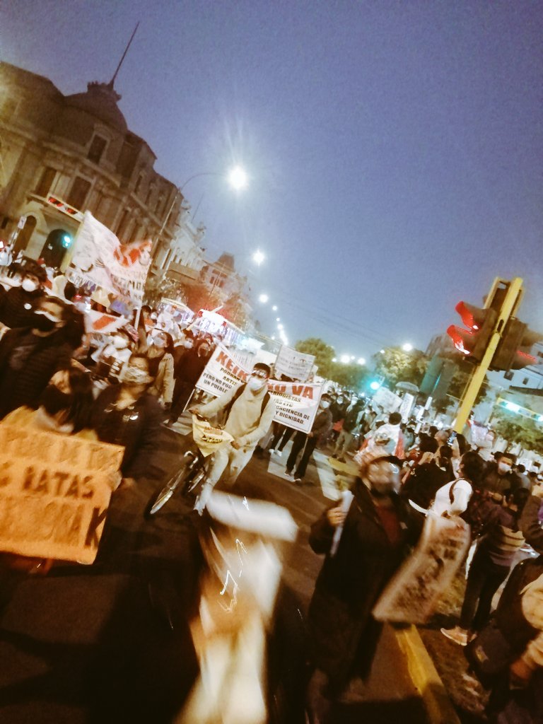 #KeikoNoVa 
Estuve en la marcha junto con miles de compatriotas.
Ni un espacio de complicidad 
#Impunidad #Corrupción #EsterilizacionesForzadas #Blindaje #desaparecidos #Torturas #Dictadura