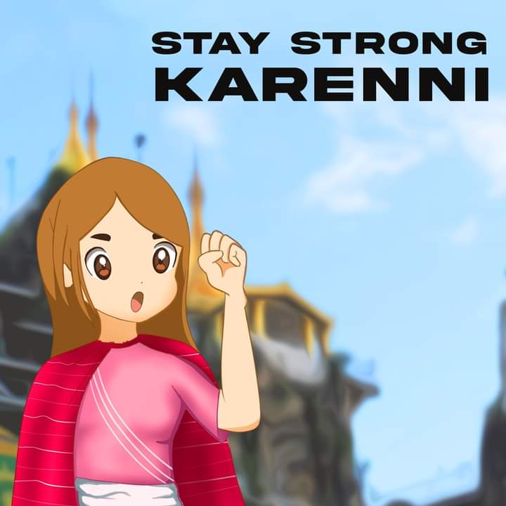 "Stay Strong KARENNI"
ကရင်နီအတွက် ​ထောက်ပံ့မှု့​တွေလုပ်​ဆောင် ရင်း ​နောက်လာမဲ့တိုက်ပွဲ​တွေအတွက်လည်း အစစ အရာရာ ပြင်ဆင်ထားကြရ​အောင်

#WhatsHappeningInMyanmar 
#StayStrongKarenni
#RejectMyanmarMilitaryCoup