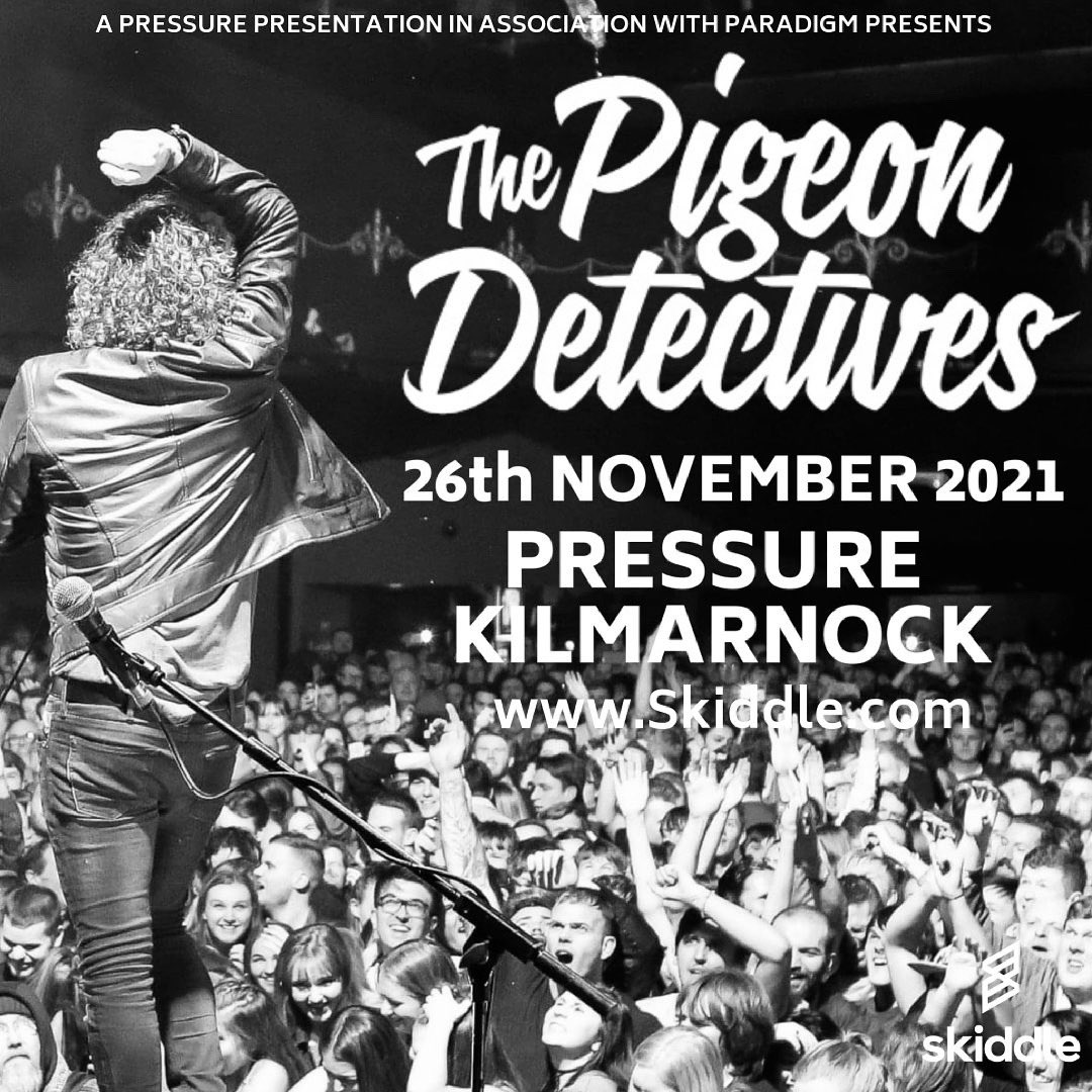 <a href="/pigeonsofficial/">The Pigeon Detectives</a> plus guests
On Sale 9am 24th May 2021 
Tickets available via <a href="/skiddle/">Skiddle</a> 

skiddle.com/e/35822442