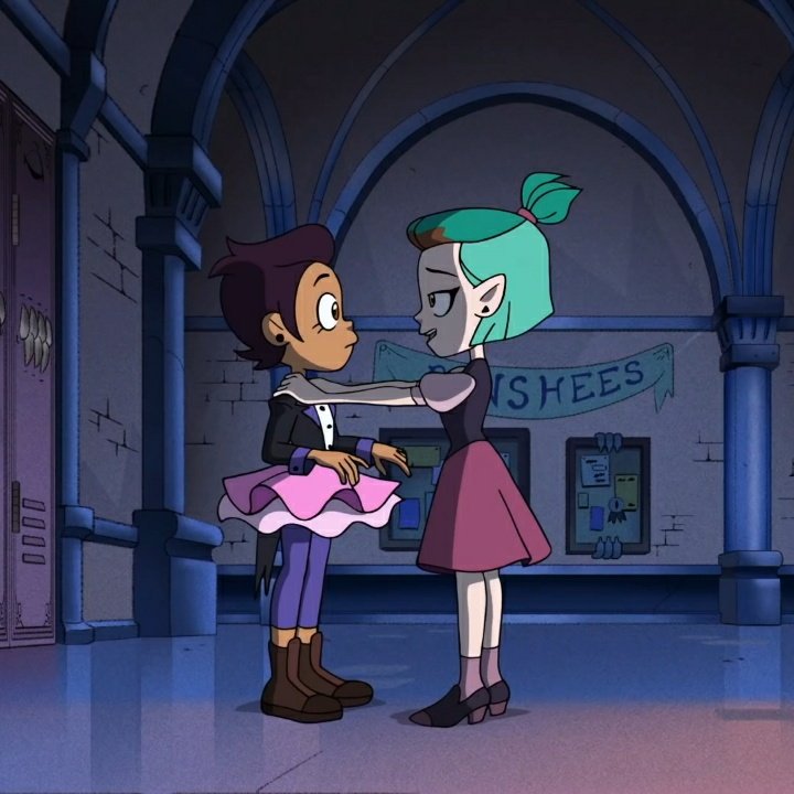 lumityarchive's tweet photo. A: You look.. nice! Strange, but.. nice https://t.co/HP5PFLjGSP