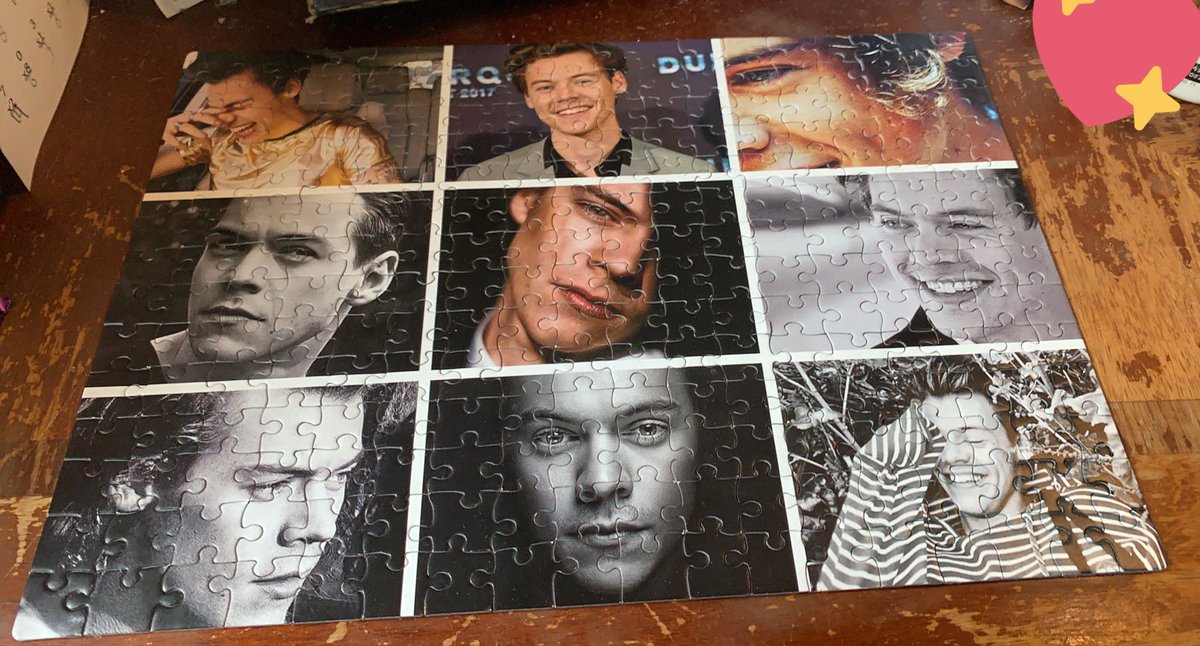 HarleeWilkinson's tweet photo. I love @Harry_Styles so much that one of my favorite humans @SPNCobraKai had a puzzle made for me (it’s been a very long time, but I put it together finally’ I love it! 😭😭💚💚 https://t.co/aHJNFF34IZ