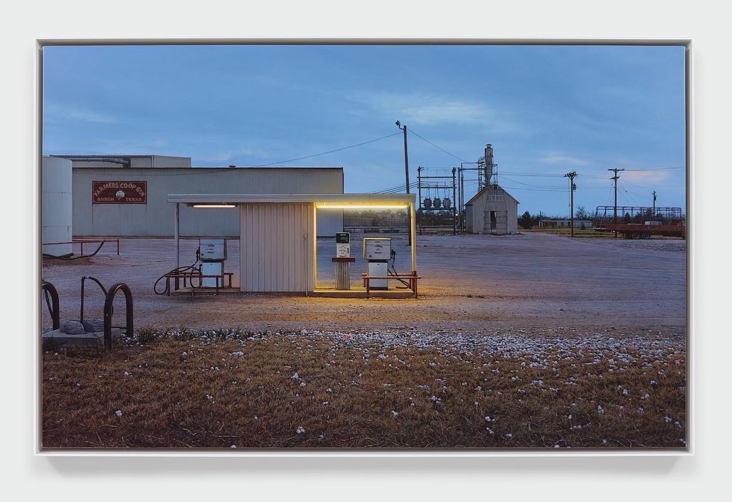 RodPenner's tweet image. Farmers Co-op Gin / Anson, TX, 2012, Acrylic on canvas, 20 x 32 in.
#painting #ansontx #smalltowntexas #cottongin