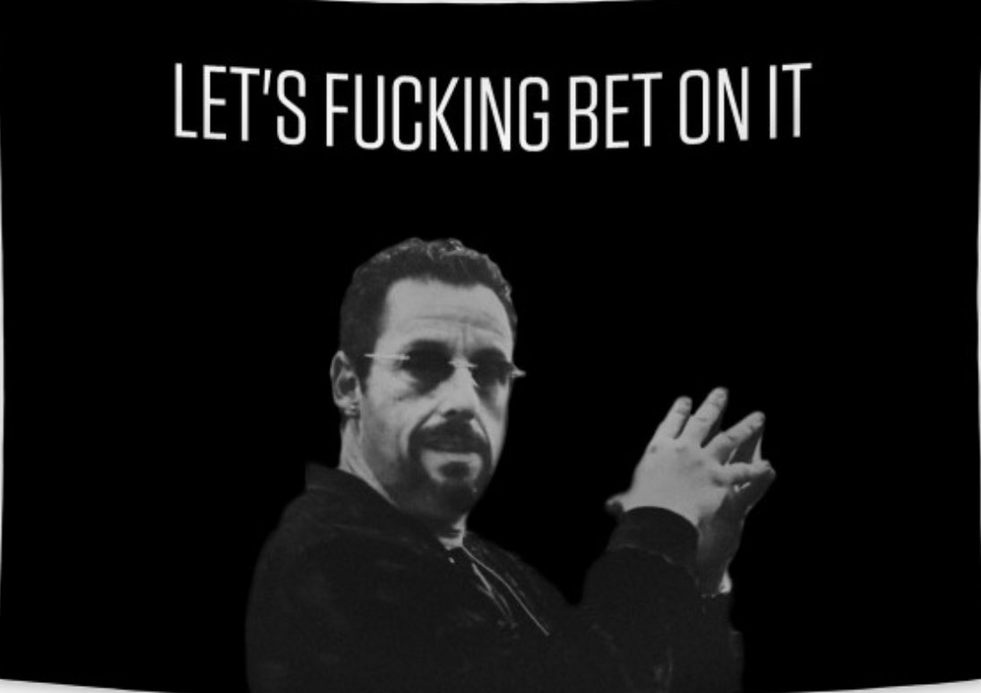 LiorLampert1's tweet photo. @AdamSandler @nyknicks @ericbogosian I want Nerlens to win the tip, Randle first basketball, Randle over rebounds, RJ over 3s, and under for every Elfrid Payton prop that exists https://t.co/iwMDMjRc6K