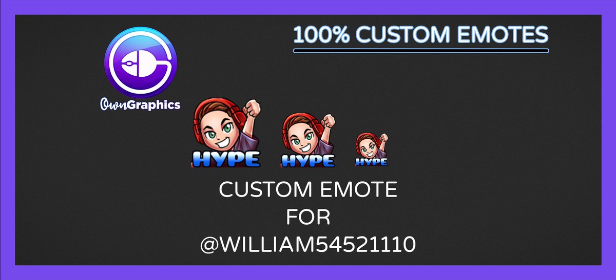 OwnGraphics's tweet photo. Custom emote for @William54521110
#OwnGraphics X Custom emotes
https://t.co/StJwSlfh4i https://t.co/DU2gse8RQk