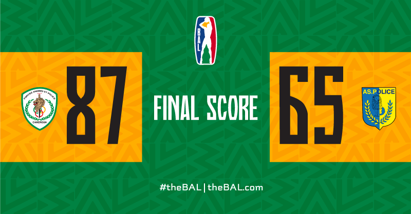 theBAL's tweet photo. FINAL SCORE 🏀🔥 @FAP_Cameroun 🇨🇲 wins GAME 17 against #As_police 🇲🇱 https://t.co/71EEmUh2ap