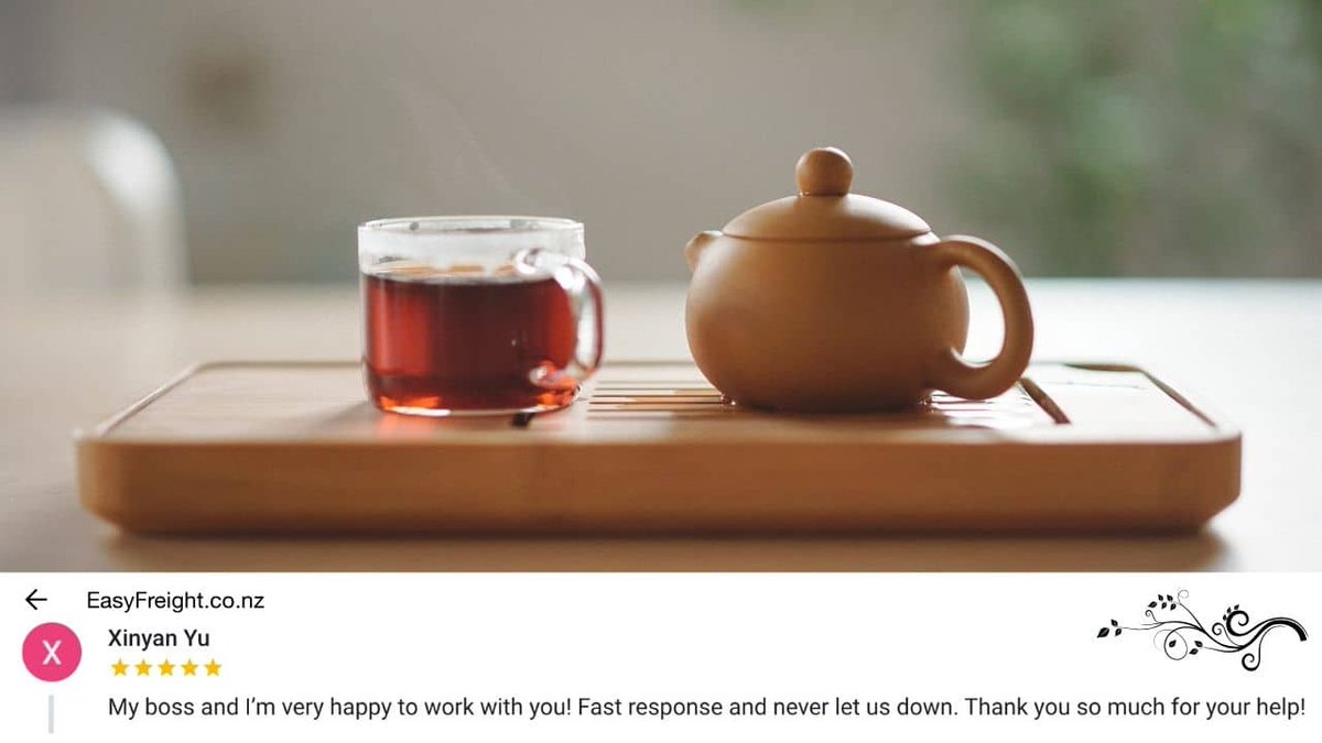 EasyFreightNZ's tweet photo. "My boss and I’m very happy to work with you! Fast response and never let us down. Thank you so much for your help!" — Xinyan Yu
#NZCustoms #NZBusiness #NZEntrepreneur #NZSmallBusiness #Auckland #AKL #AucklandCity #NewZealand #AKLCouncil #BusinessTips #NZ #NZL #NZFreight #NZTE https://t.co/oiSBi5lA7I