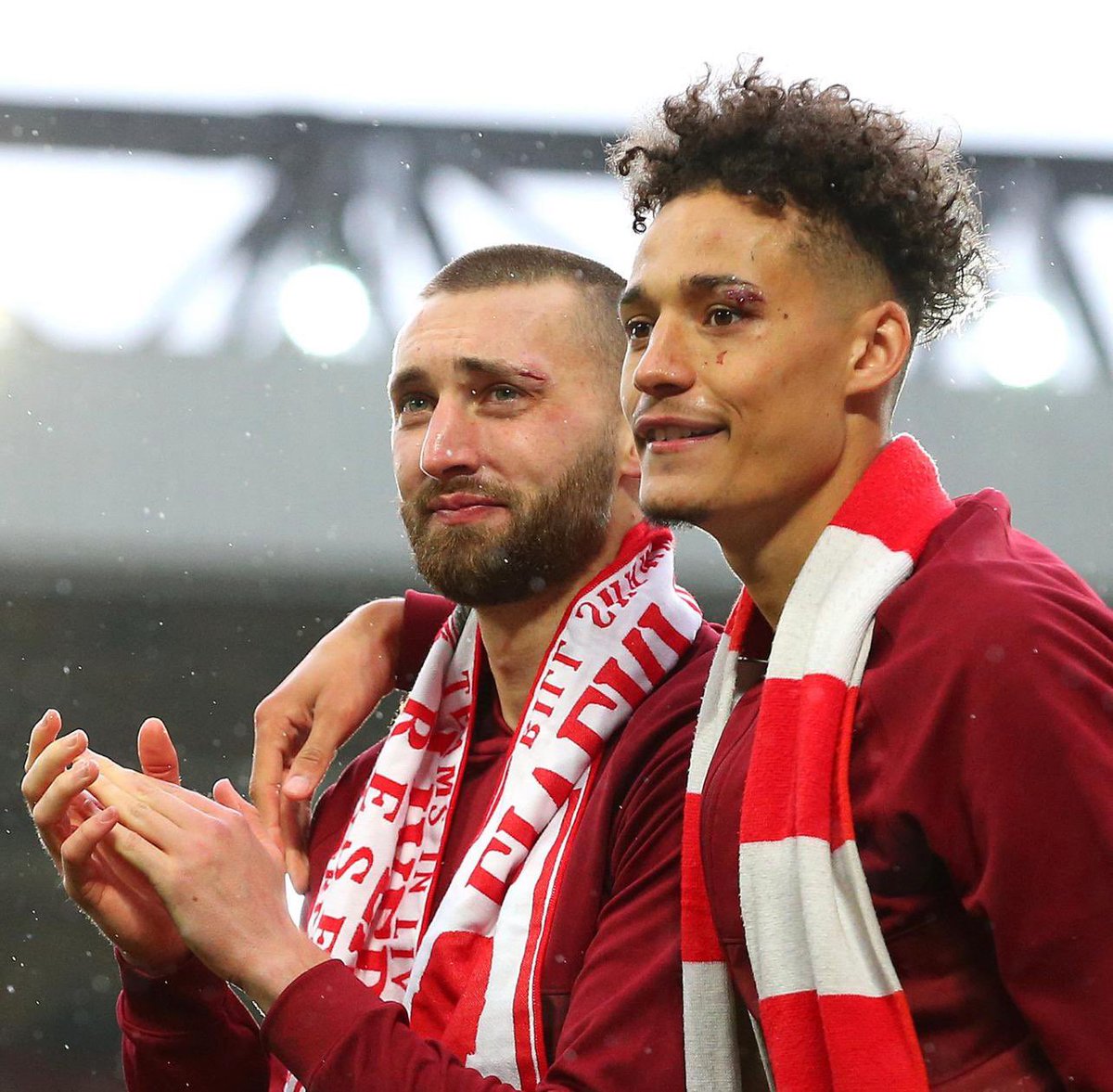 Fucking hell

Whatever happens in the future I will NEVER hear a bad word said about these two

They carried us over the line as much as anyone else