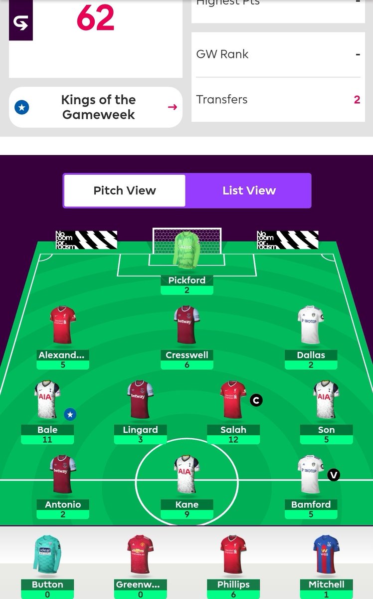 FanChallenged's tweet photo. #GW38: 66 All Out

First top 10k finish! 😃🎉

Missed out on 1k in the end, but can't be unhappy with 2.3k.

An amazing, at times neverending season comes to an end. Congrats to all and now for a much needed break.💤

#FPL #FPLCommunity #FantasyFootball #fantasypremierleague https://t.co/jsyAec1pxu