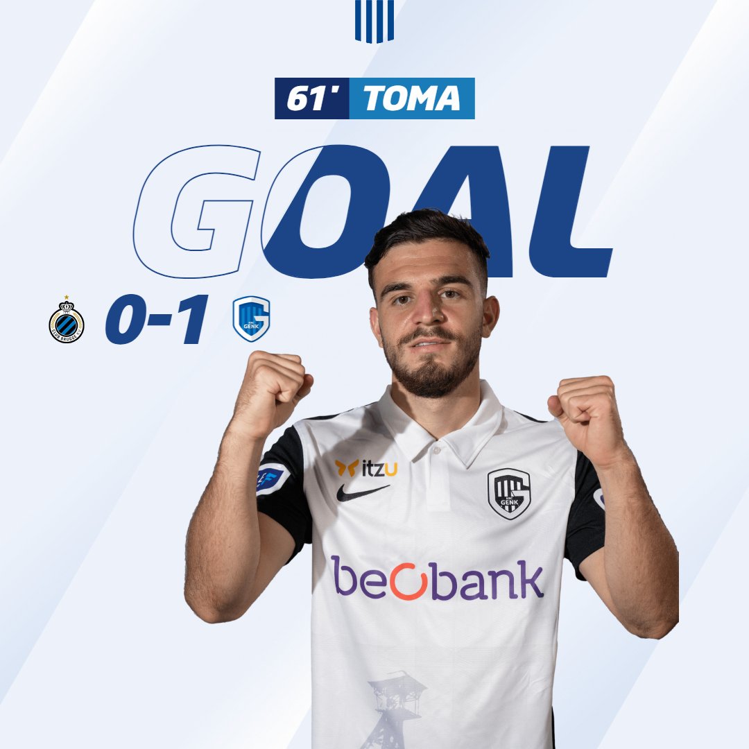 𝗕𝗔𝗦𝗧𝗜𝗘𝗡 met de 0-1. 🙌

#krcgenk #mijnploeg #clugnk