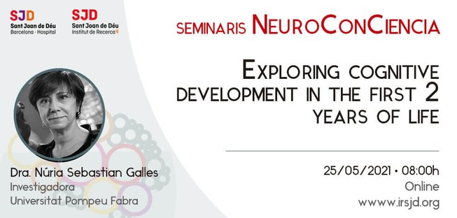 AGarciaCazorla's tweet photo. El próximo martes 25/5, un nuevo seminario #NeuroConCiencia #BrainProject @IRSJD_info @SJDbarcelona_es
"Explorando el desarrollo cognitivo durante los dos primeros años de vida". Por Núria Sebastián, una magnífica investigadora en neurociencia cognitiva de la @UPFBarcelona https://t.co/BgaCYG9Qtm