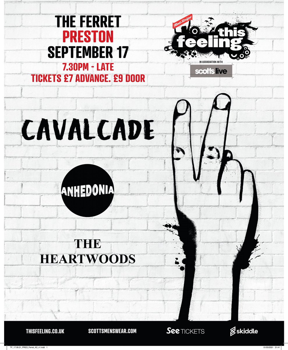 REAL GIGS ARE BACK!
Buy tickets under our name
skiddle.com/e/35812150
.
<a href="/this_feeling/">This Feeling</a> <a href="/scottsmenswear/">scotts</a> <a href="/redstripeuk/">Red Stripe UK</a>