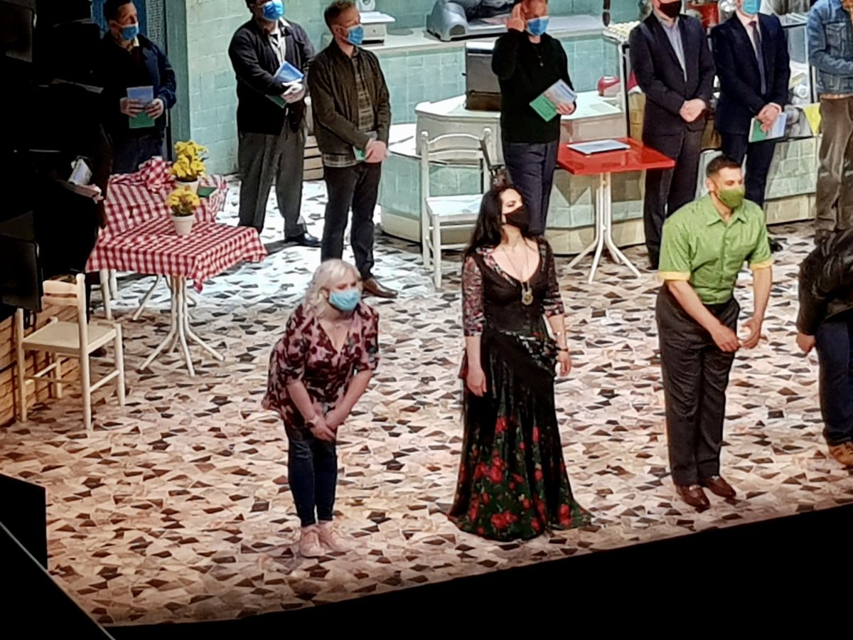 amossullivan's tweet photo. So this happened tonight 😀 #openingnight #theatre #curtaincall #audience #bows #cast #turco #opera #teamturco #glyndebourne 💖 🙏🏻 https://t.co/ym16kTdl5s