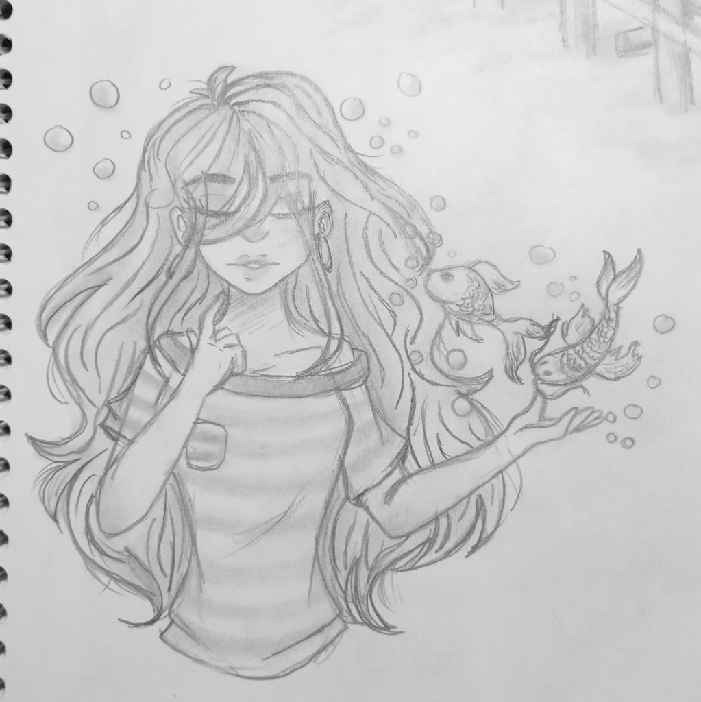Coffi_Bris's tweet photo. 🐟🐠🐡✨
Estoy viendo cómo mejorar la calidad de la imagen  ^^
#sketch #drawing https://t.co/8XgI5zU1dU