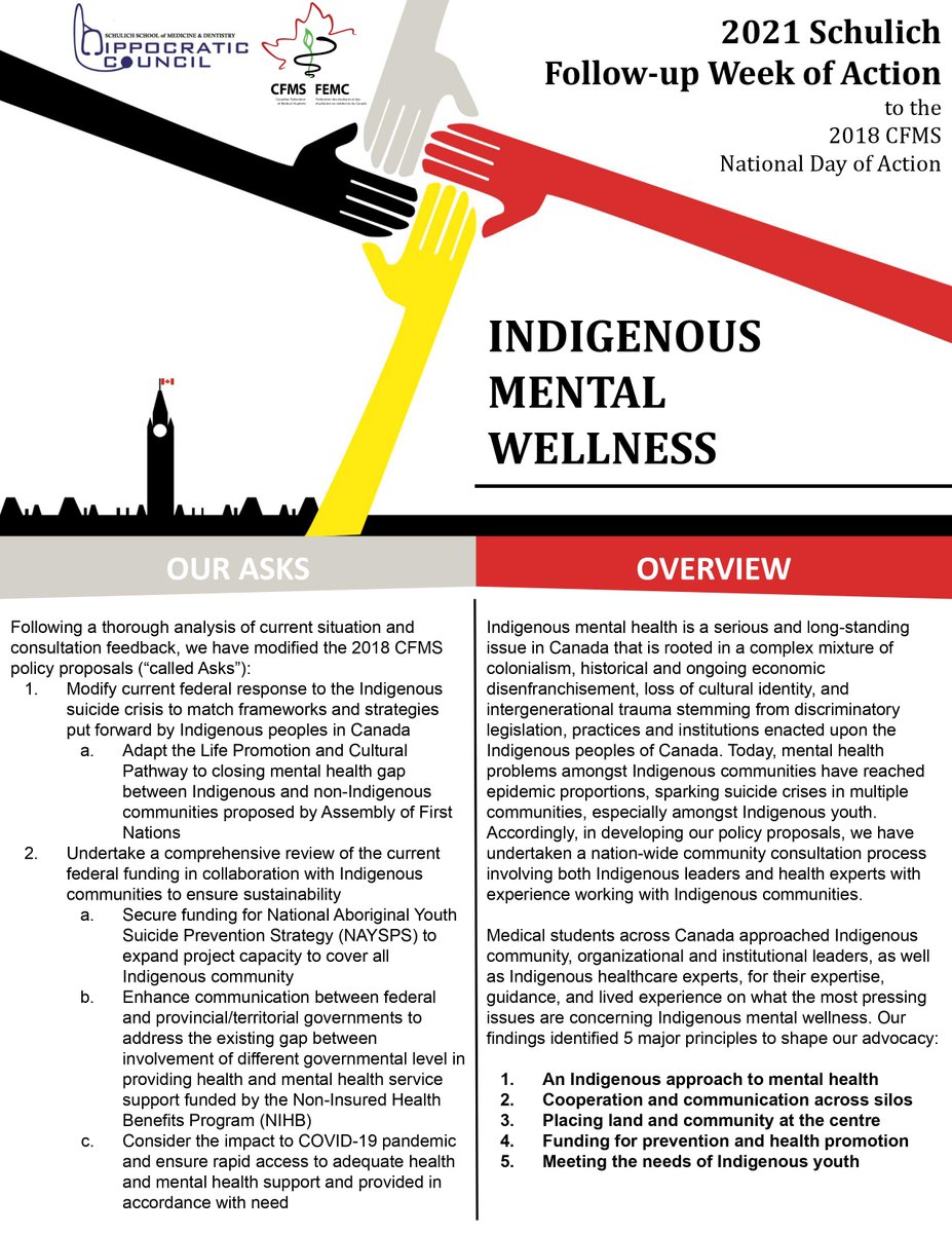 Excited to speak with MP <a href="/LMathys/">Lindsay Mathyssen</a> tomorrow about Indigenous Mental Health! #CFMSDayofAction #Indigenousmentalhealth #mentalhealth