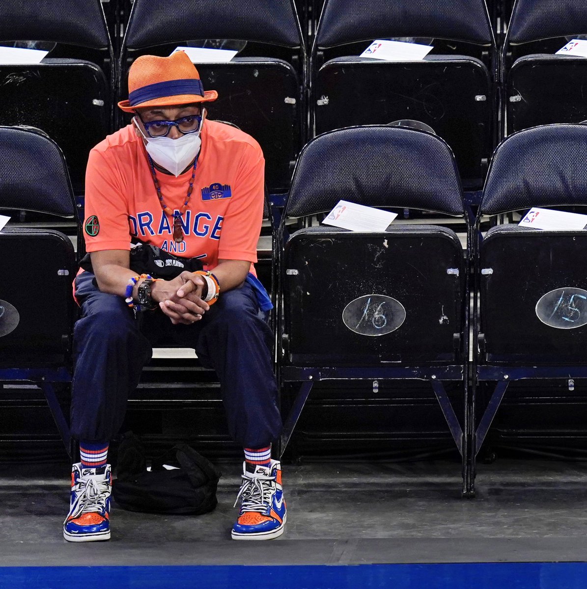 Nick DePaula on X: Spike Lee is at The Garden for a Knicks