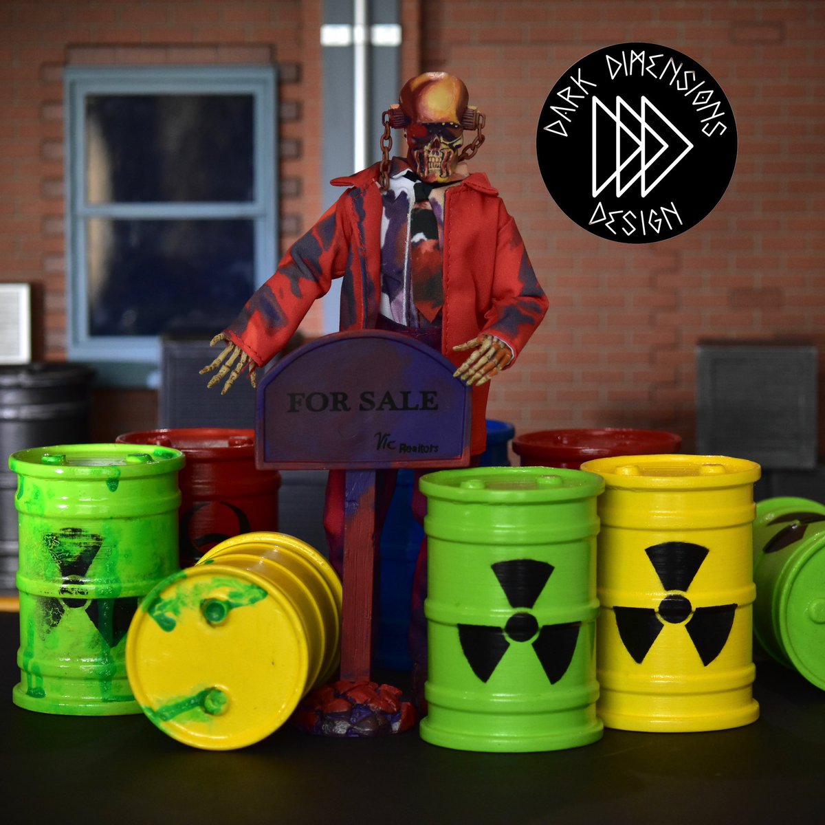 RodimusZim's tweet photo. Now open! My 3D Print Shop Nuclear Winter is here! #3dprint #nuclearwinter #horrorcollectibles #NECA #toxicwastebarrel  https://t.co/pbcPnFYqe4 https://t.co/3TBdqJhqkW