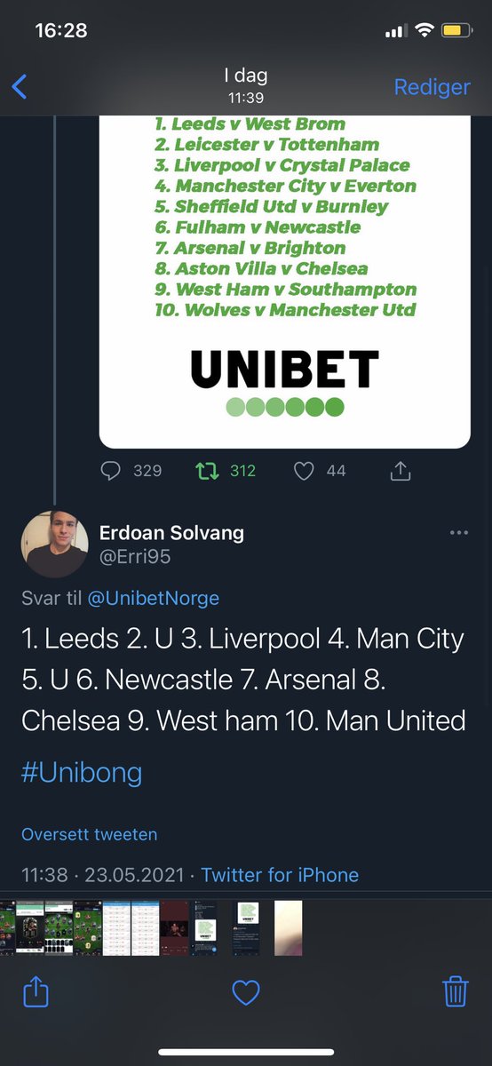 Erri95's tweet photo. @UnibetNorge 7/10 https://t.co/KdYY8BVhcN