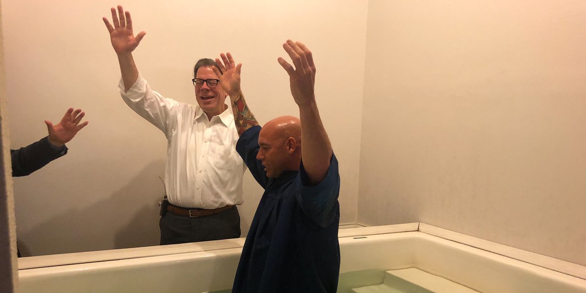 Tom Trimble, DSL (@tomatrimble) on Twitter photo Ryan was baptized <a href="/restorationupc/">Restoration Church</a> today! Already received the Holy Ghost! One baptized in Spanish service last night! Ryan was baptized <a href="/restorationupc/">Restoration Church</a> today! Already received the Holy Ghost! One baptized in Spanish service last night!