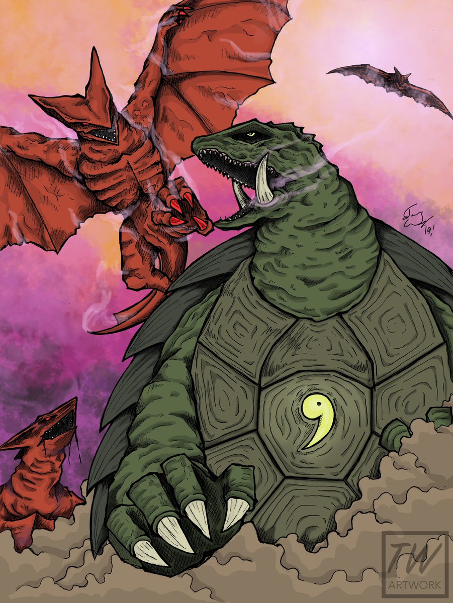 7. #gamera. art for the occasion. 