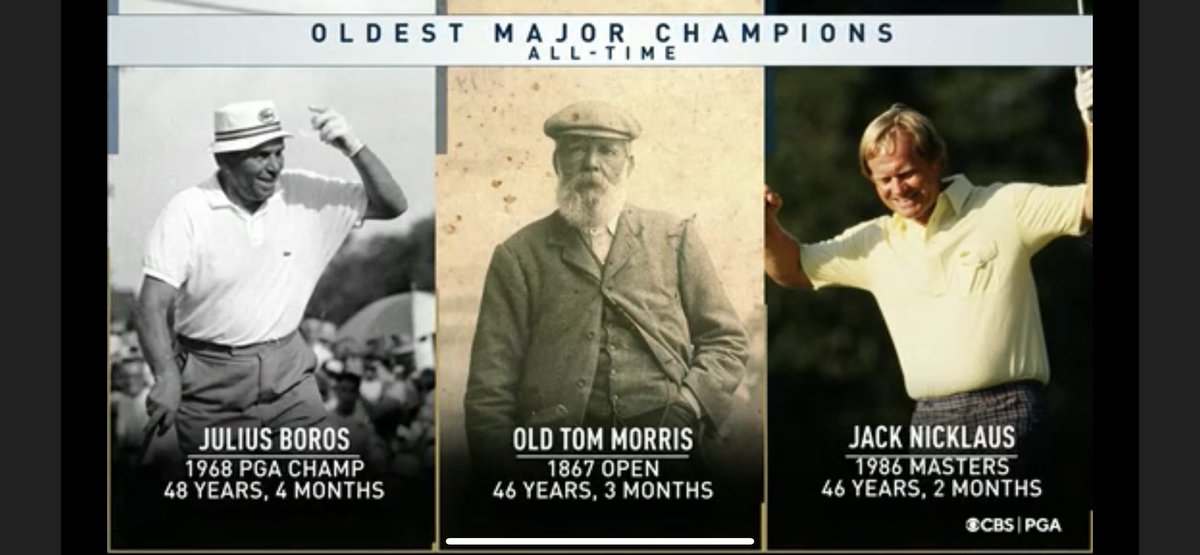 drleovalentin's tweet photo. I'm glad we have the updated graphic already! ⛳️🏌🏼‍♂️ What an incredible achievement!

#PGAChampionship #Mickelson #Lefty https://t.co/hqGac76hqP