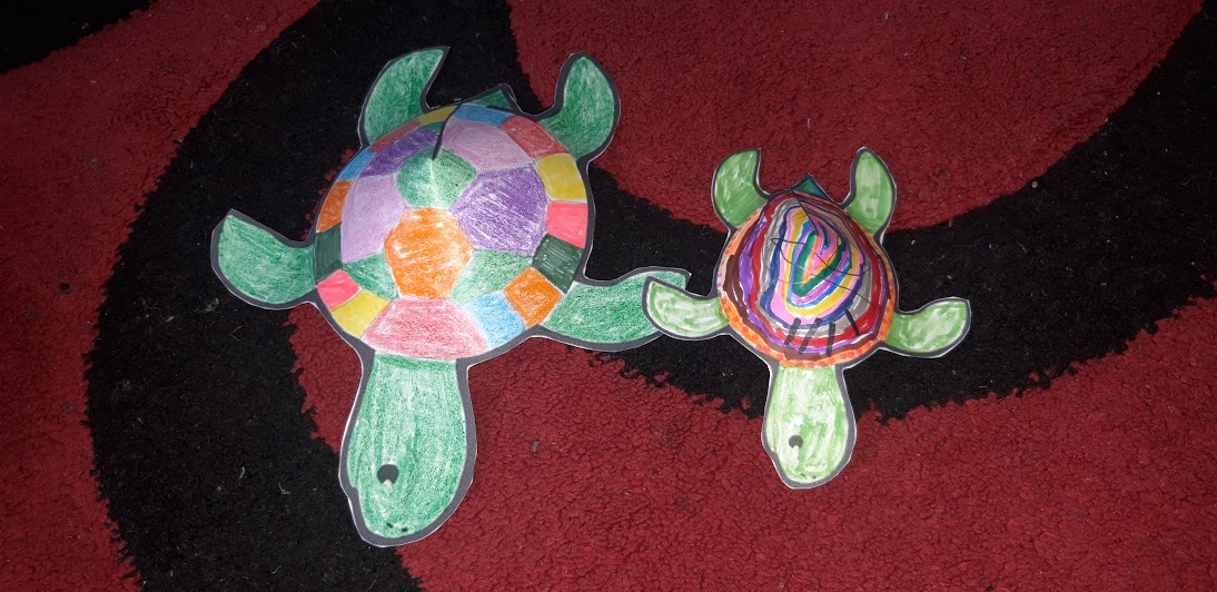 MissLinsleyHMPS's tweet photo. Some of Turtles have been celebrating #WorldTurtleDay Moriah was the arty kind of #creative & made these terrific #turtles + I and J got creative in the kitchen & baked this tempting looking turtle #cake...yum! Thanks for sharing via #GClassroom #creativity #EYFS @HerbMorrPriSch https://t.co/ssQsWp3w4U